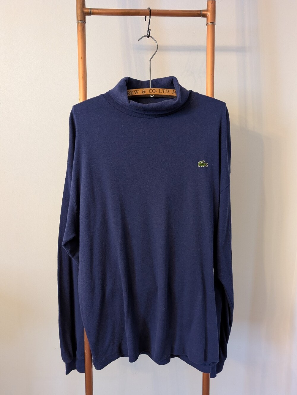 Lacoste Men’s (XL) Navy Long-Sleeve Turtleneck Sweater